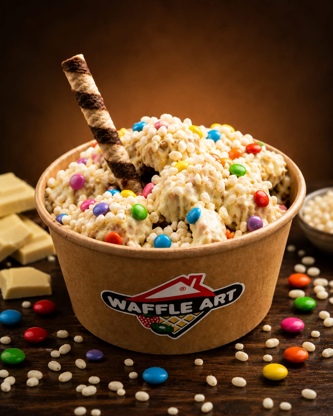 White Kova Waffle